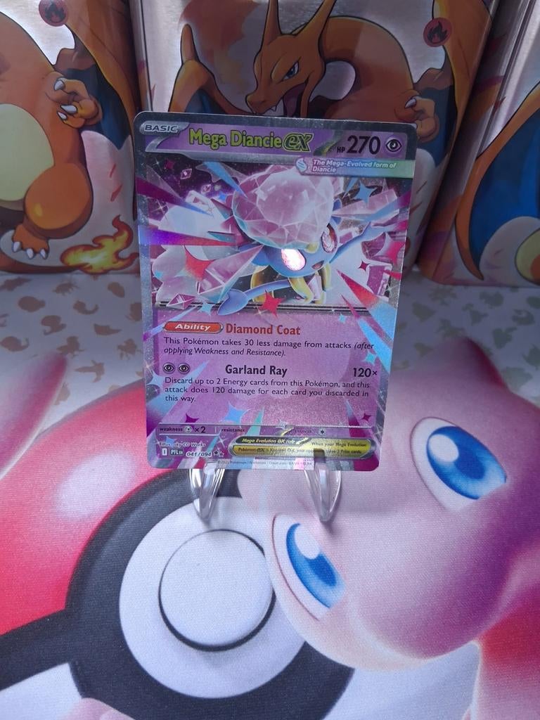 Pokémon Mega Diancie EX kaart, Ophalen of Verzenden, Foil