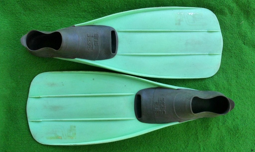 Zwemvliezen/duikvinnen Seac Sub, maat 42-43, Ophalen of Verzenden, Gebruikt, Snorkelvinnen