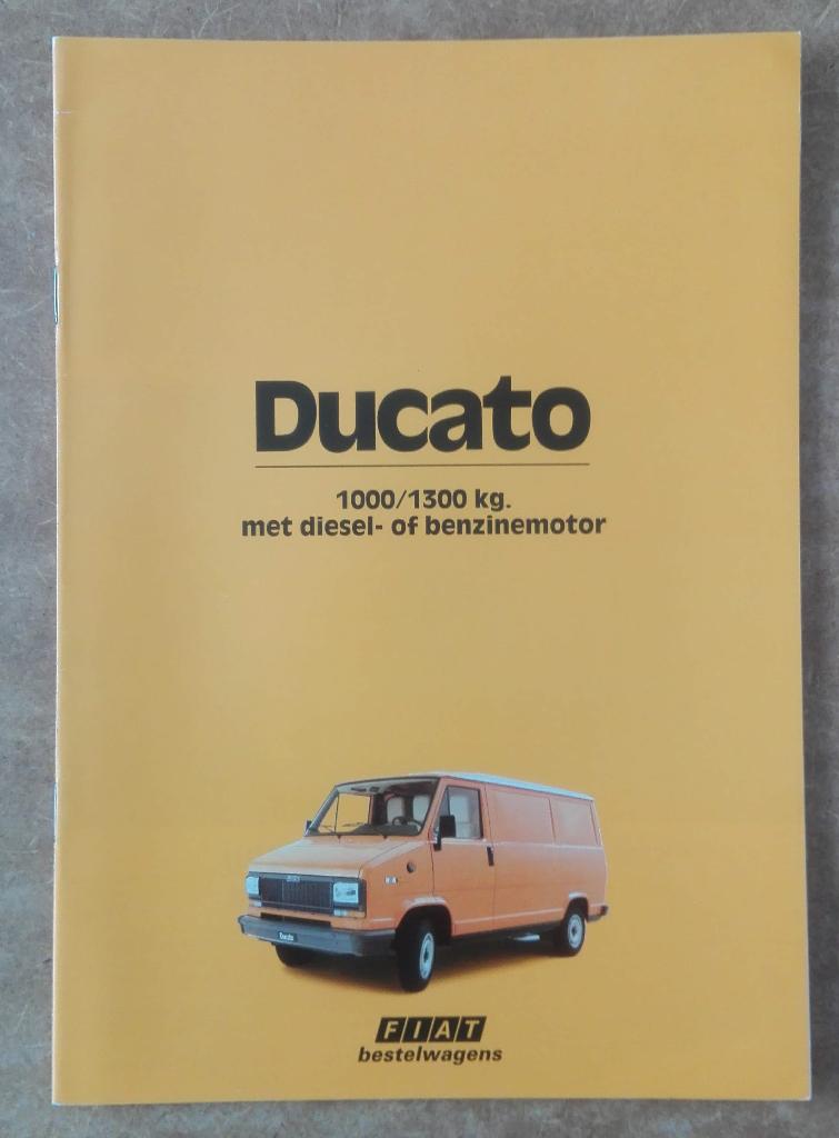 brochure Fiat Ducato  1983, Ophalen of Verzenden, Nieuw, Overige merken