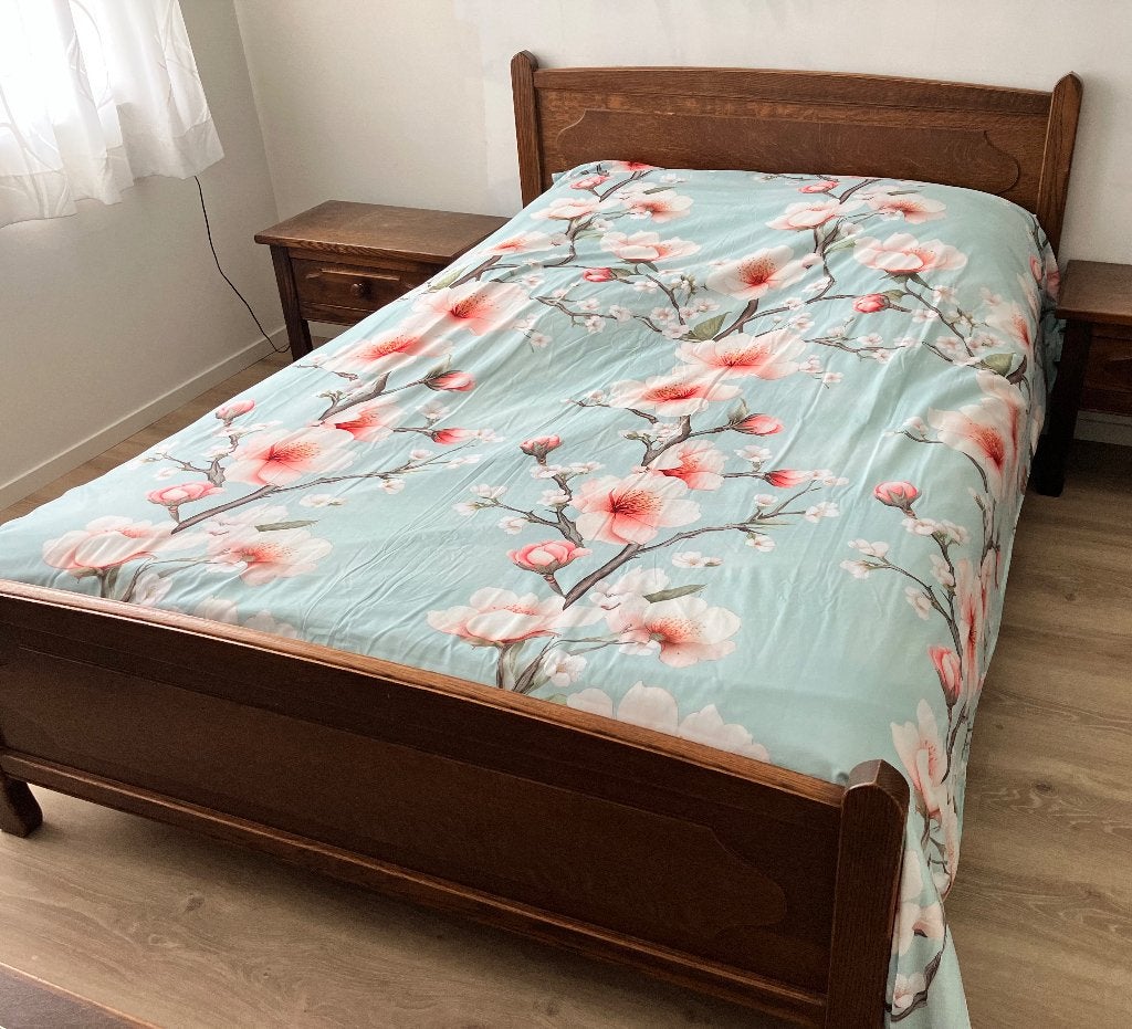Bed 140x200, Ophalen, Gebruikt, Bruin, Klassiek