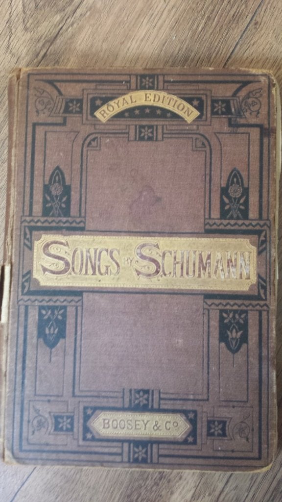 Songs of Schumann-bladmuziek-Royal Edition Boosey en Co, Ophalen, Gelezen, Artiest