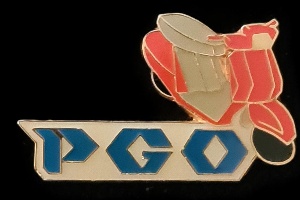 PGO scooter pin, Verzenden, Nieuw, Transport, Speldje of Pin