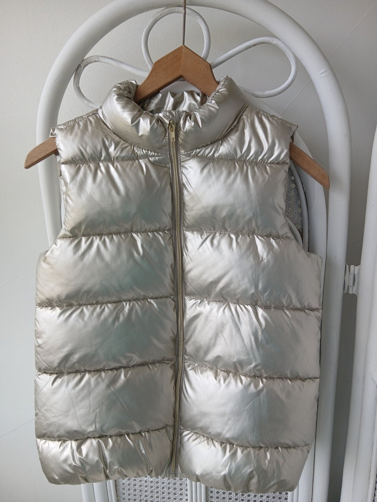 Bodywarmer goud maat 158 / 164 nieuw met kaartjes, Kinderen en Baby's, Kinderkleding | Maat 158, Ophalen of Verzenden, Nieuw, Meisje