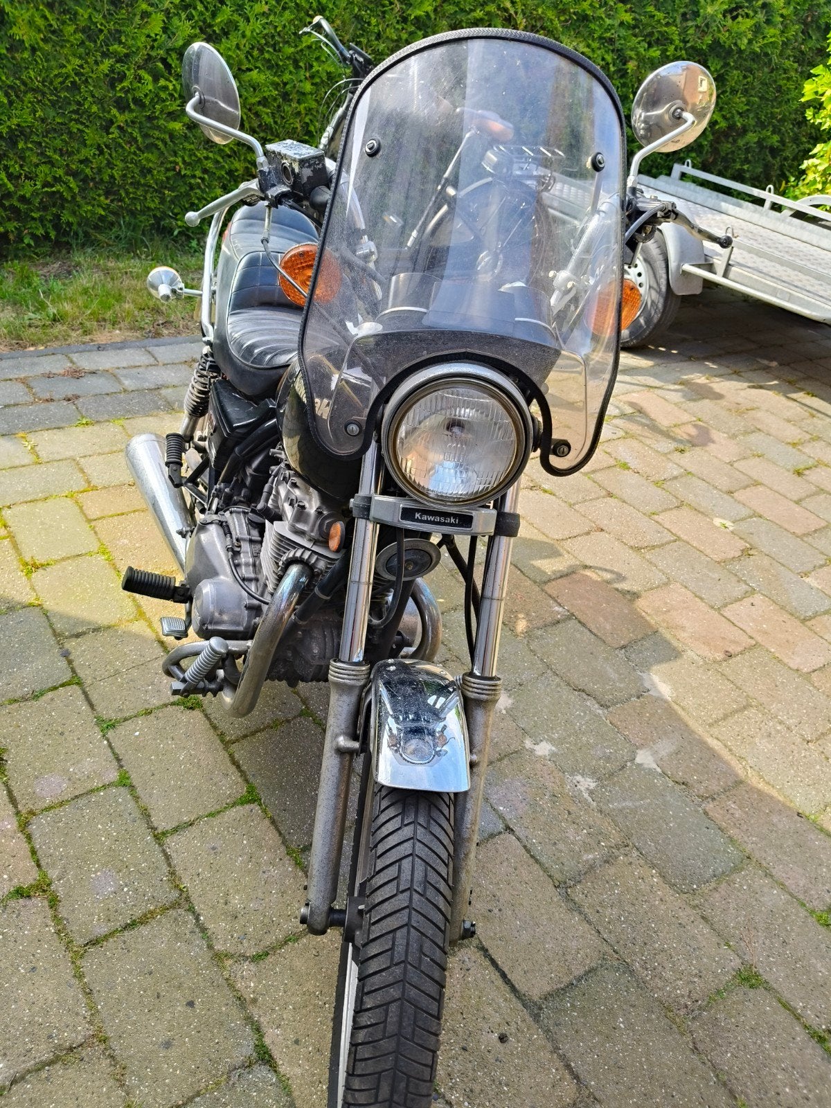 Voor onderdelen!  Kawasaki ltd. 440 alles is er nog !, Motoren, Onderdelen | Kawasaki, Ophalen of Verzenden