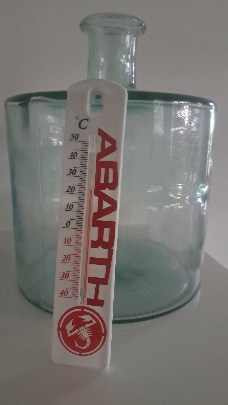Garagethermometer ABARTH. Kunststof., Auto diversen, Ophalen of Verzenden