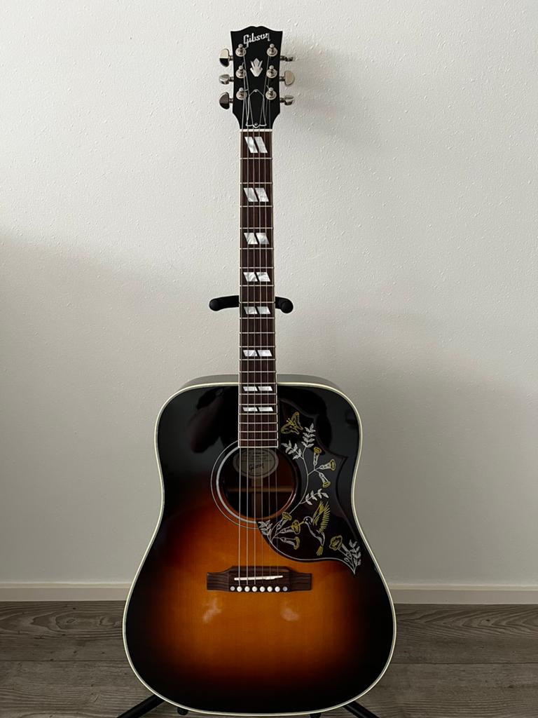 Gibson hummingbird vintage sunburst, Ophalen of Verzenden, Zo goed als nieuw, Western- of Steelstringgitaar