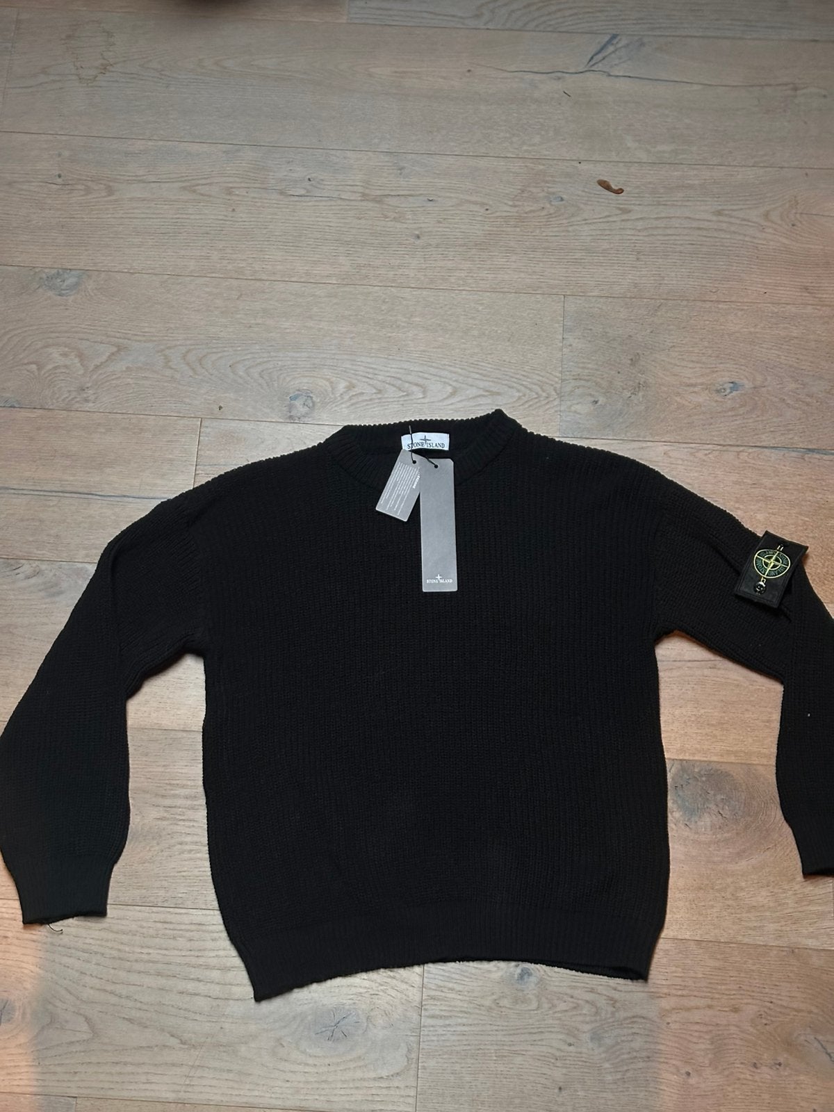 Stone island knitwear, Verzenden, Nieuw, Maat 46 (S) of kleiner, Zwart