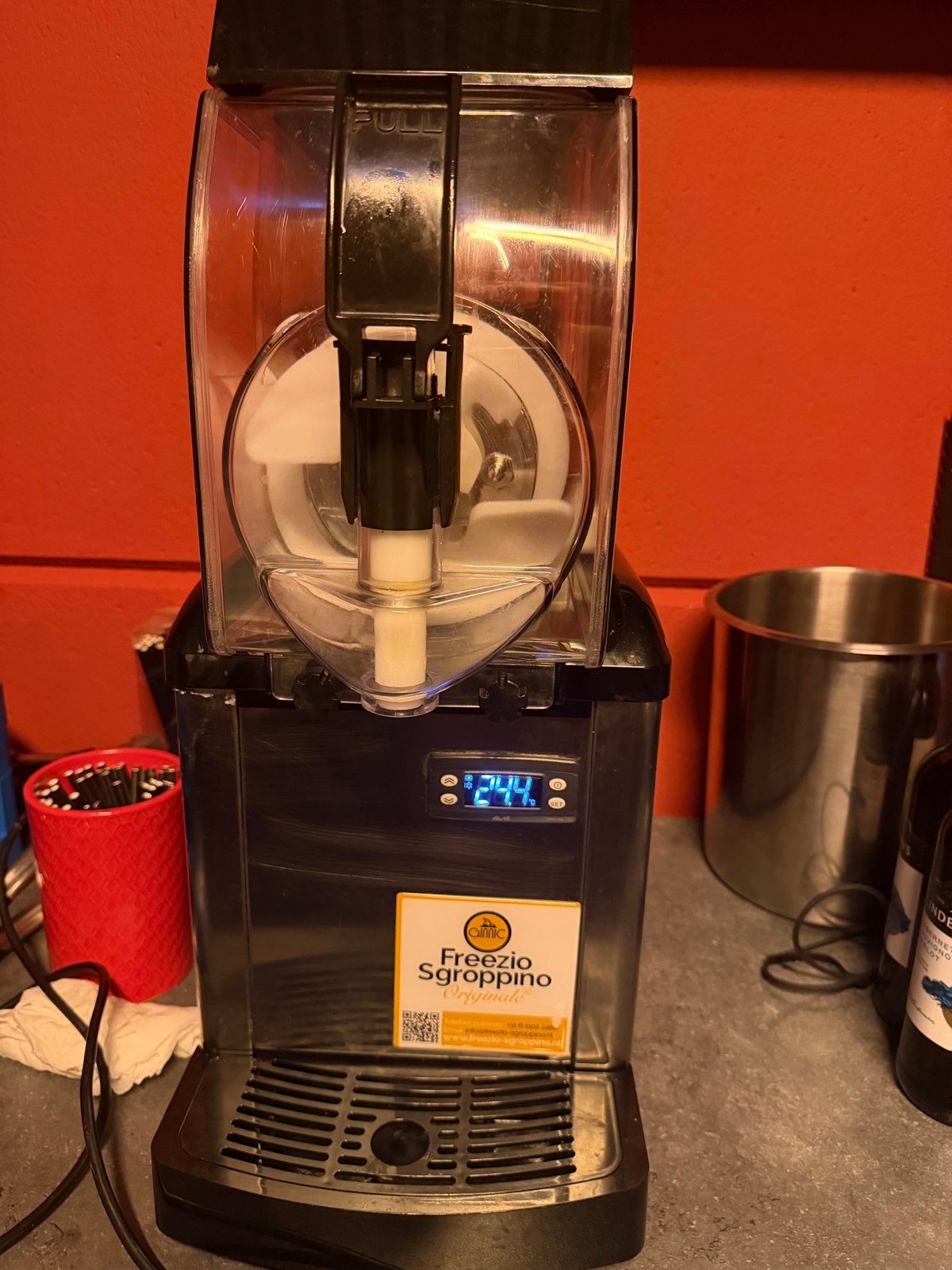 Freezio Sgroppino / Slush machine. SP1, Witgoed en Apparatuur, Ophalen, Zo goed als nieuw