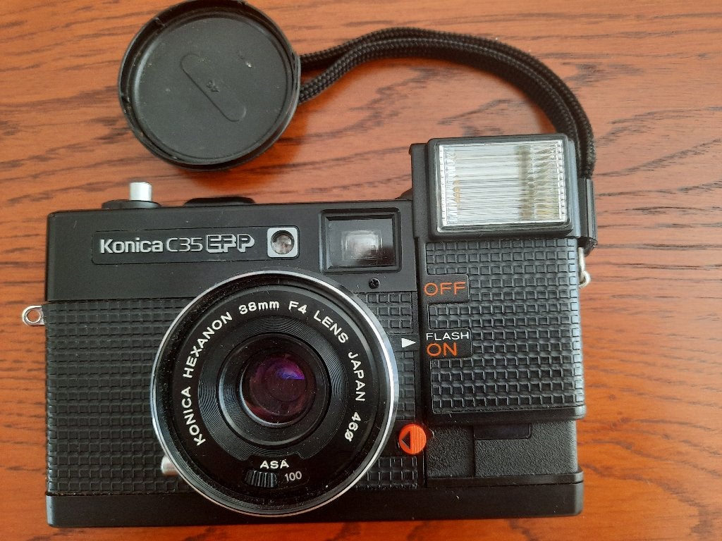 Konica C35 EFP, Ophalen of Verzenden, Gebruikt, Compact, Konica
