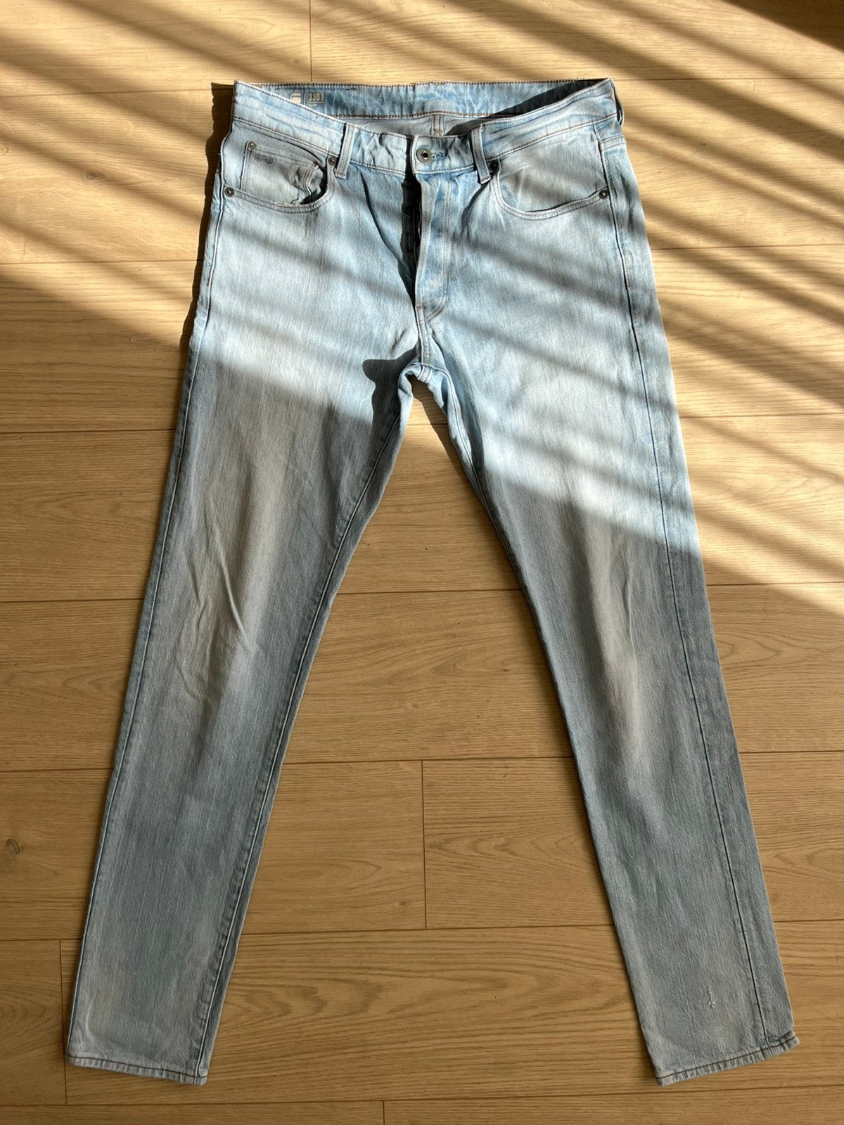G- star RAW 3301 SLIM W33 L36 Z.G.A.N., Ophalen of Verzenden, Zo goed als nieuw, Overige kleuren, W33 - W34 (confectie 48/50)
