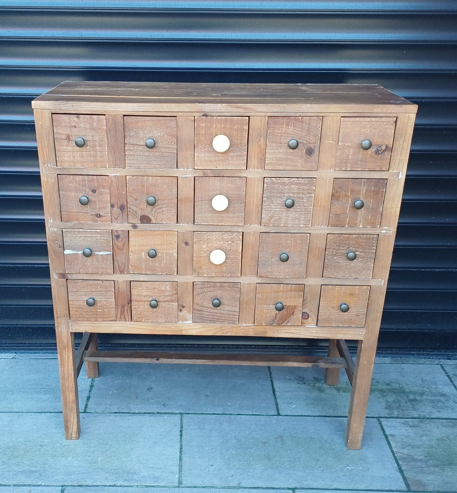 Prachtige grenen ladenkast/apothekerskast/ladekast/kast, 5 laden of meer, Zo goed als nieuw, Minder dan 100 cm, 25 tot 50 cm