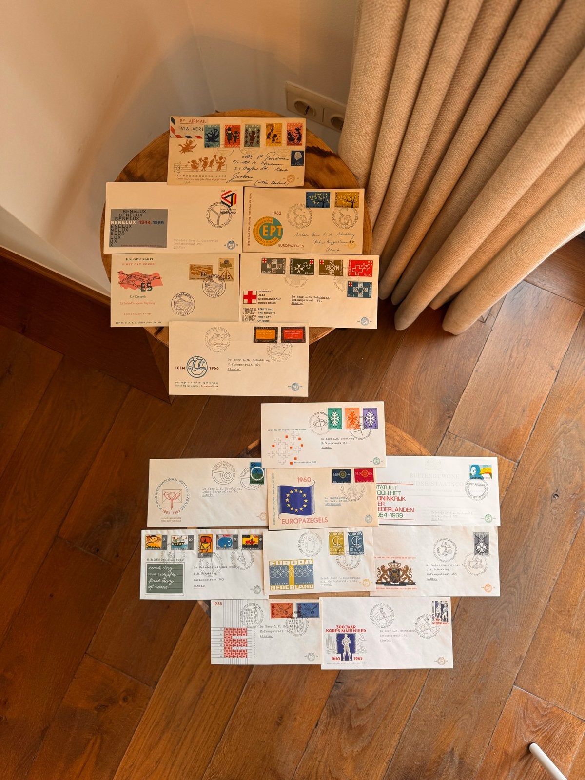 15 Eerste Dag van Uitgifte Enveloppen (FDC's) Diverse Jaren, Postzegels en Munten, Postzegels | Eerstedagenveloppen, Onbeschreven