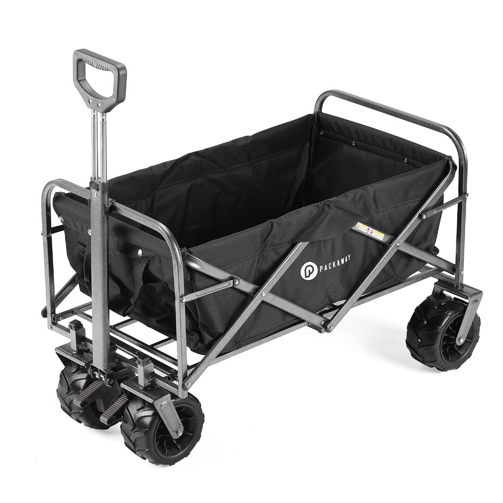 Packaway Opvouwbare Bolderwagen 8OKG 90Liter met Rem WASBAAR, Ophalen, Opvouwbaar, Nieuw