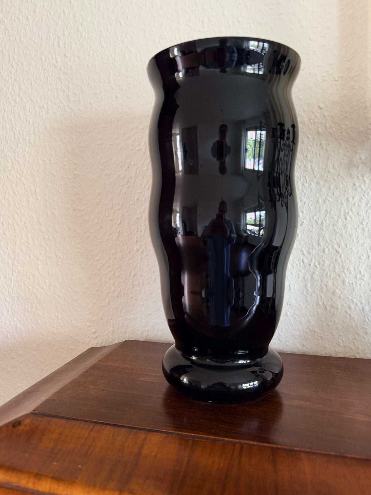 Grote glazen vaas, Ophalen of Verzenden