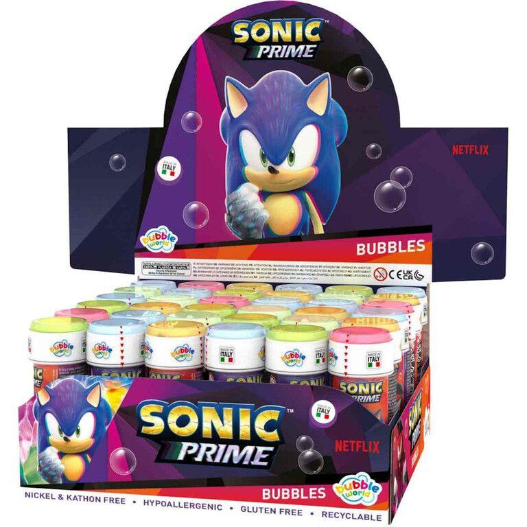 Partijverkoop 72x Sonic Prime Bellenblaas - Bubble World, Ophalen of Verzenden, Nieuw, Jongen of Meisje