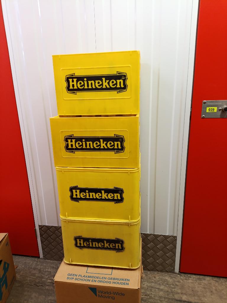 heineken kratten, Verzamelen, Ophalen, Gebruikt, Heineken