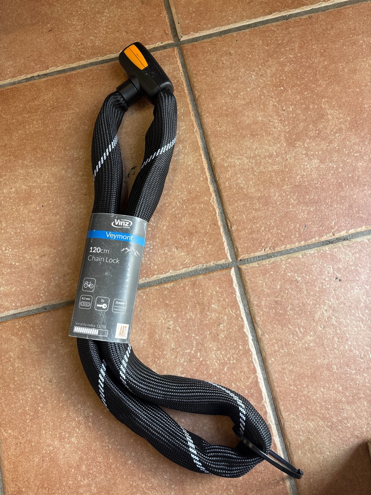 Nieuw Vinz Veymont 120cm ART2 Kettingslot Scooterslot, Ophalen of Verzenden, Nieuw, Kettingslot