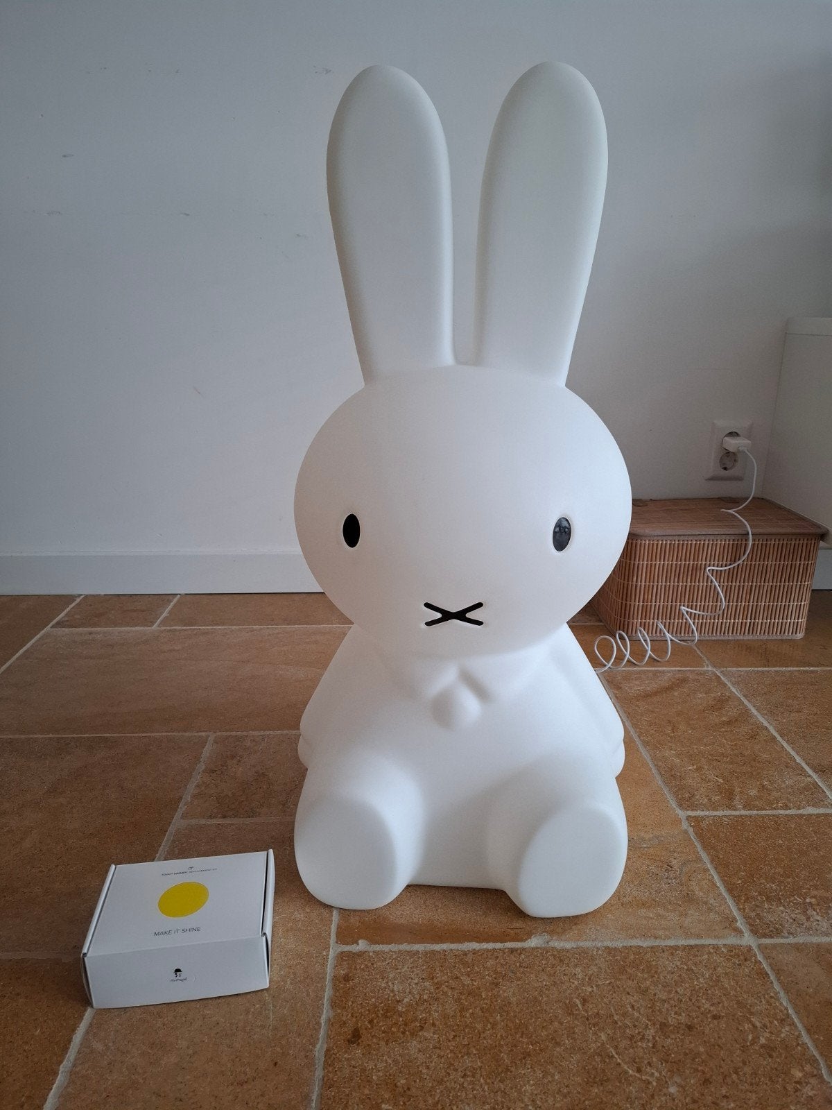 Nijntje lamp XL 80cm met nieuwe touch dimmer, Ophalen, Zo goed als nieuw, Lamp