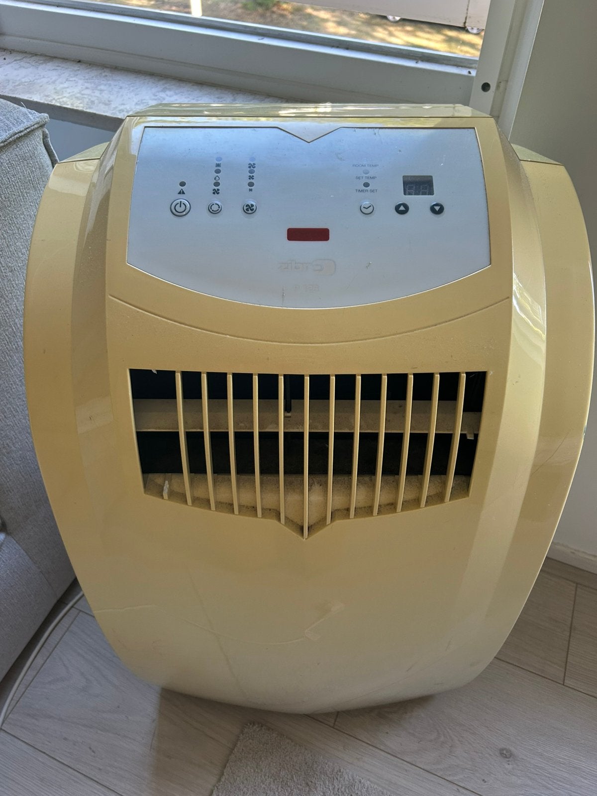Goed werkende gebruikte mobiele airco zibro p126, Ophalen, Gebruikt, Verwarmen, 3 snelheden of meer