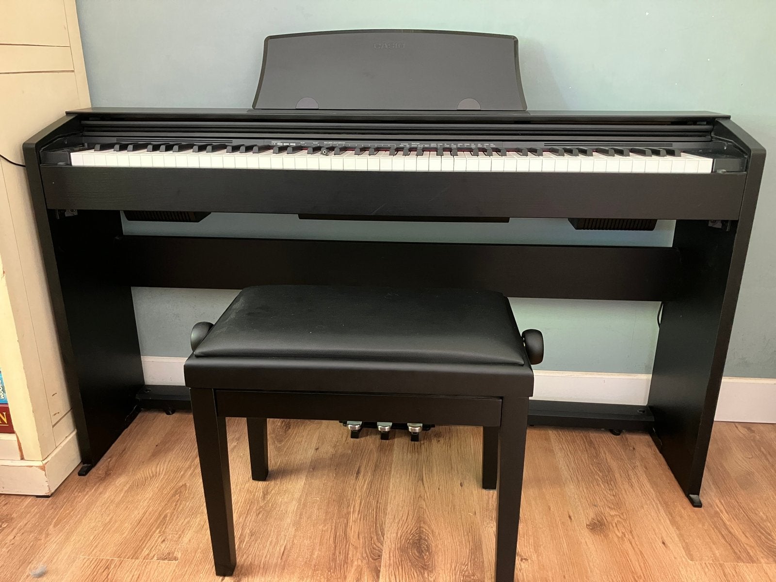 Casio Privia PX-770 digitale piano, Gebruikt, Zwart, Digitaal, Ophalen of Verzenden