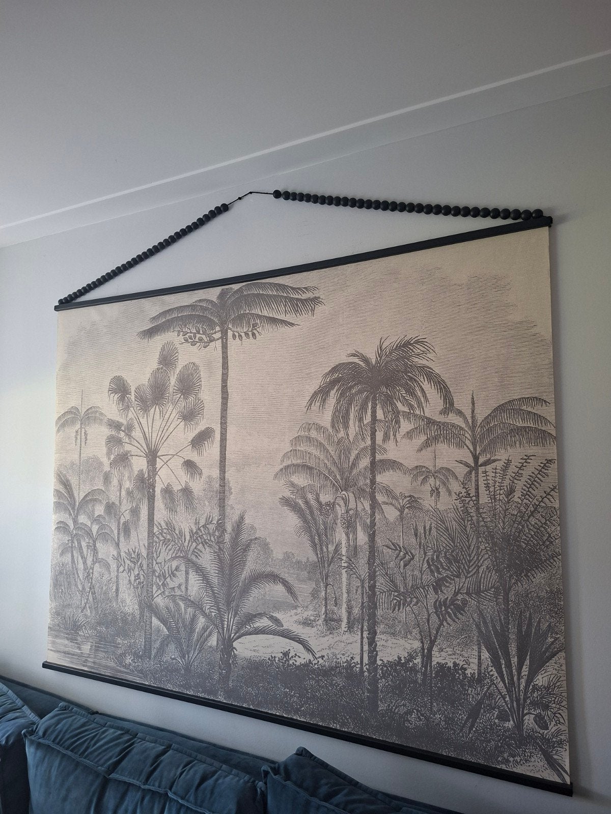 Wanddecoratie, wanddoek,  kunst, Zo goed als nieuw, 145 cm, Met ophangsysteem, 190 cm