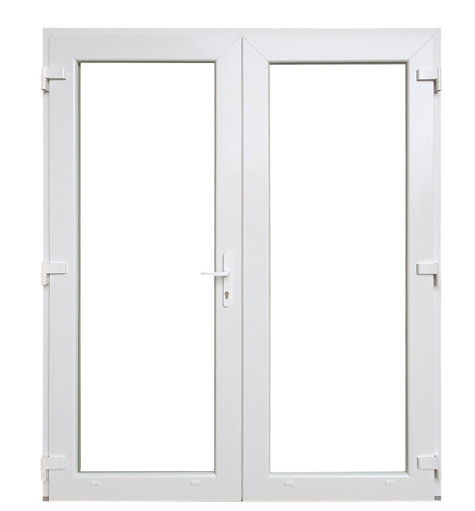 Kunststof  Dubbele Deur  B180 H215cm Wit