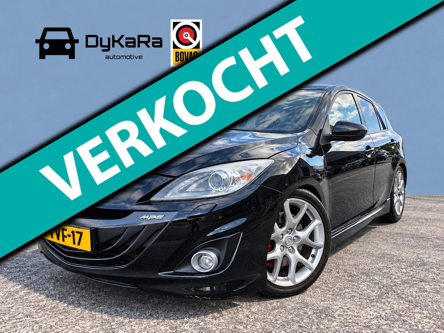 Mazda 3 2.3 DiSi Turbo MPS Keyless, Bi-Xenon, Auto's, Voorwielaandrijving, Euro 5, Gebruikt, 4 cilinders
