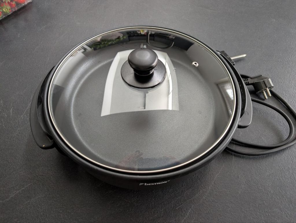 Elektrische hapjespan 30cm, Ophalen of Verzenden, Zo goed als nieuw