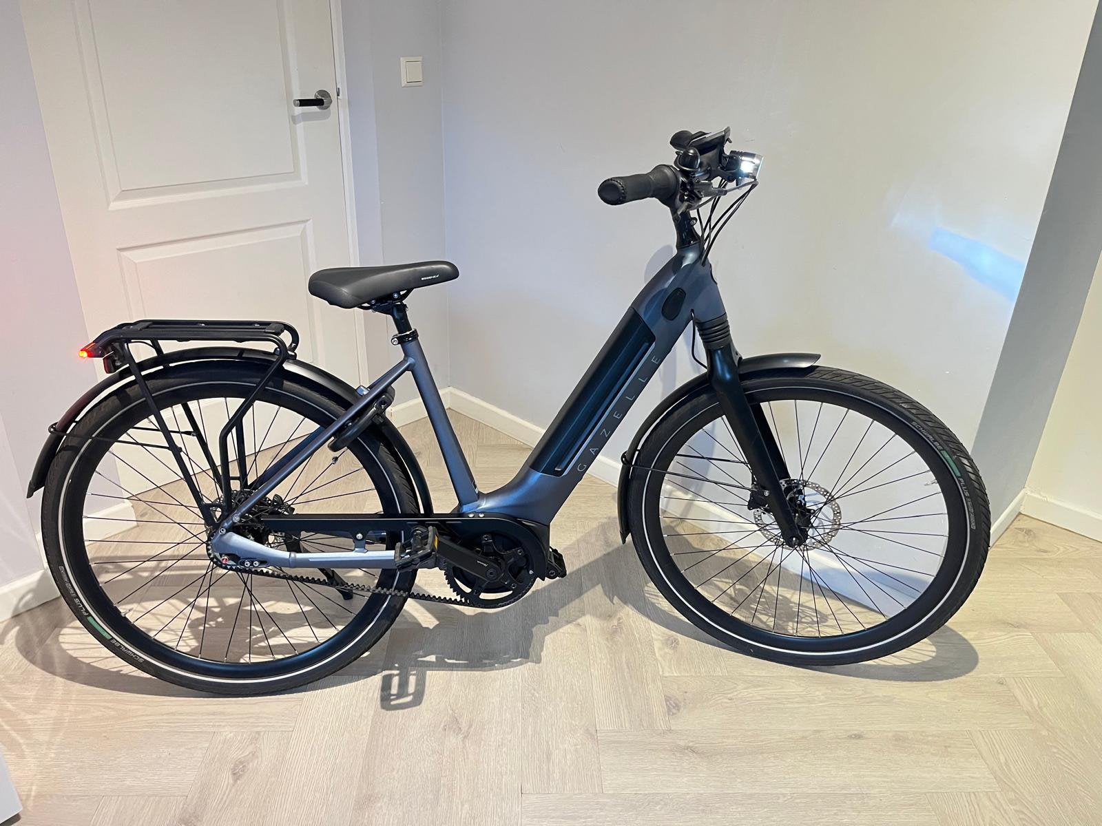 PRACHTSTAAT Gazelle Ultimate C8 49cm 1400km riem damesfiets, Fietsen en Brommers, Elektrische fietsen, Gazelle, Gazelle, Ophalen of Verzenden