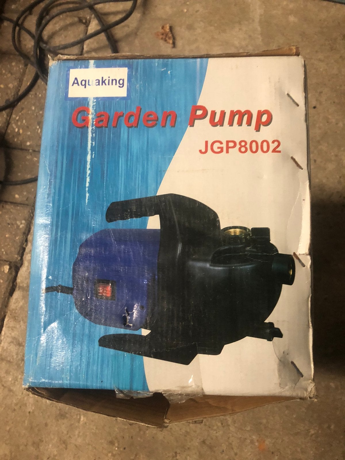 Tuinpomp aquaking jgp8002, Tuin en Terras, Ophalen of Verzenden, Nieuw