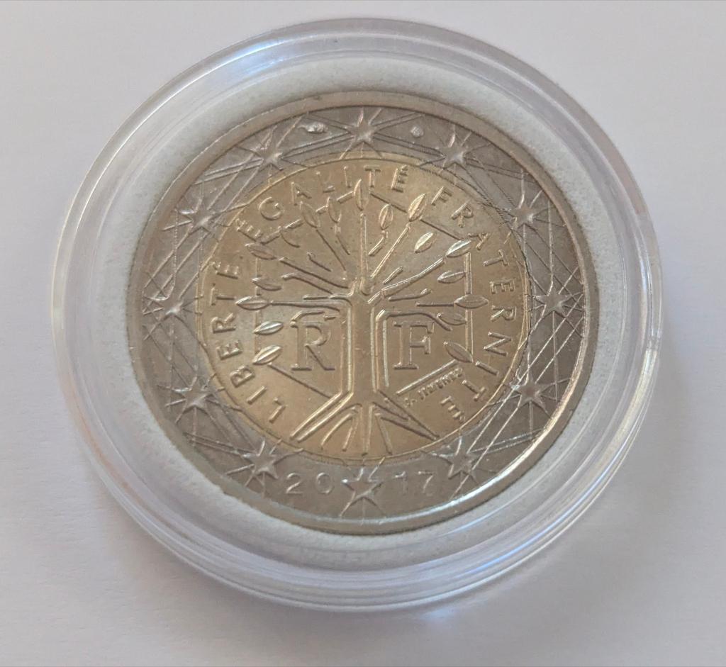 2 Euro Frankrijk 2017 RF design, Postzegels en Munten, Munten | Europa | Euromunten, Verzenden, Frankrijk, 2 euro