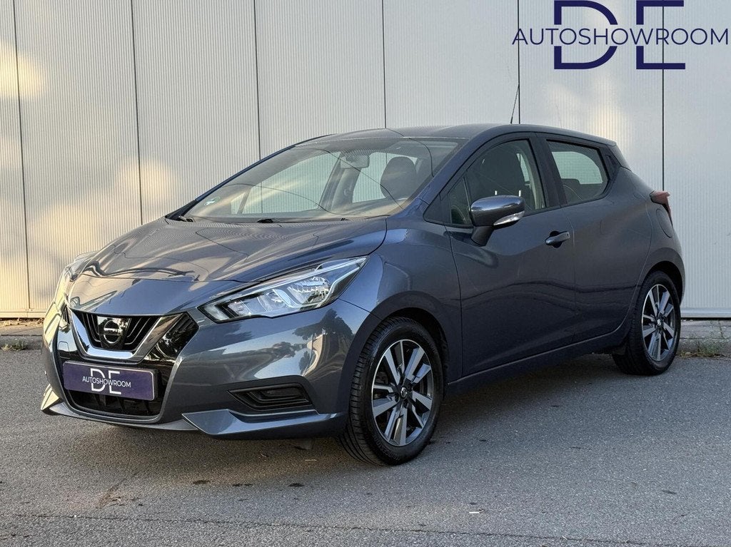 Nissan Micra 1.0L Acenta | Carplay | Trekhaak | NW Apk, Auto's, Stof, Met garantie (alle), Start-stop-systeem, Origineel Nederlands