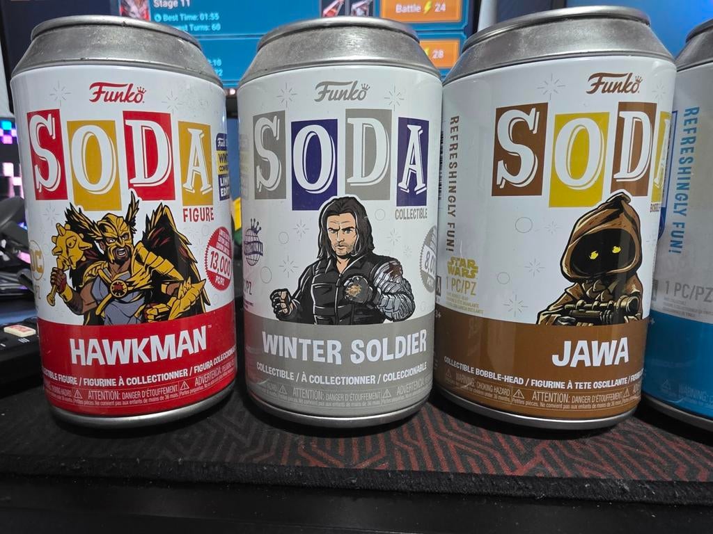 Funko soda 10 stuks geen chase, Ophalen of Verzenden, Gietijzer, Pot, Bus of Blik