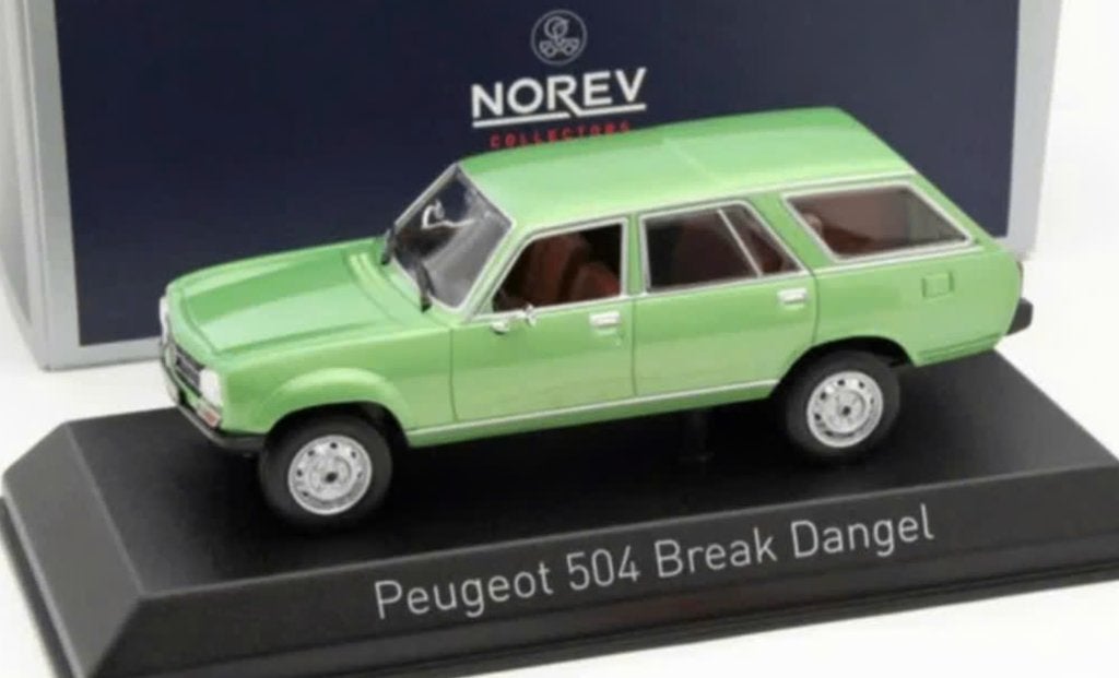 Peugeot 504 BREAK Dangel 1980 Groen 1/43 NOREV ref: 475430, Verzenden, Nieuw, Auto, Norev