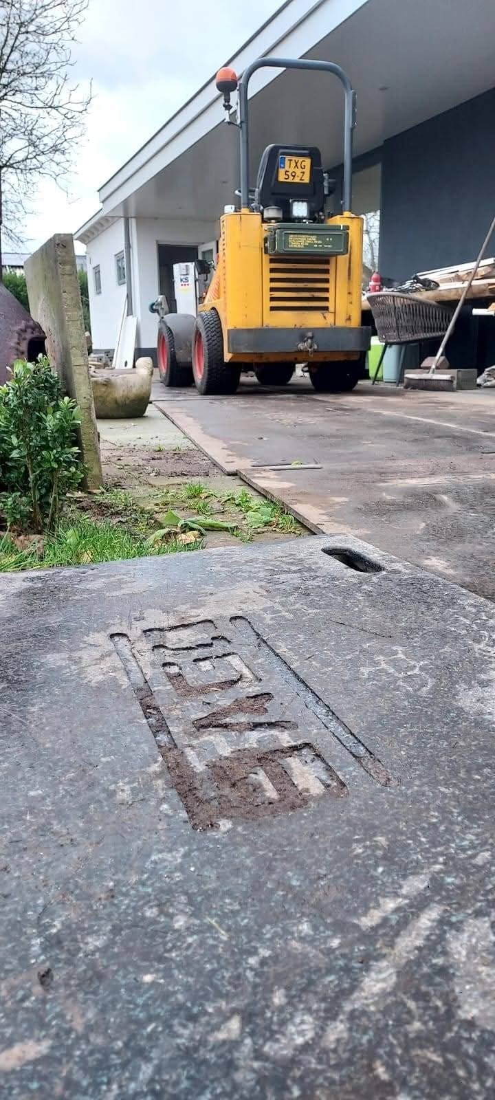 Tijdelijk verharding nodig? Huur kunstof HMPE rijplaten, Ophalen