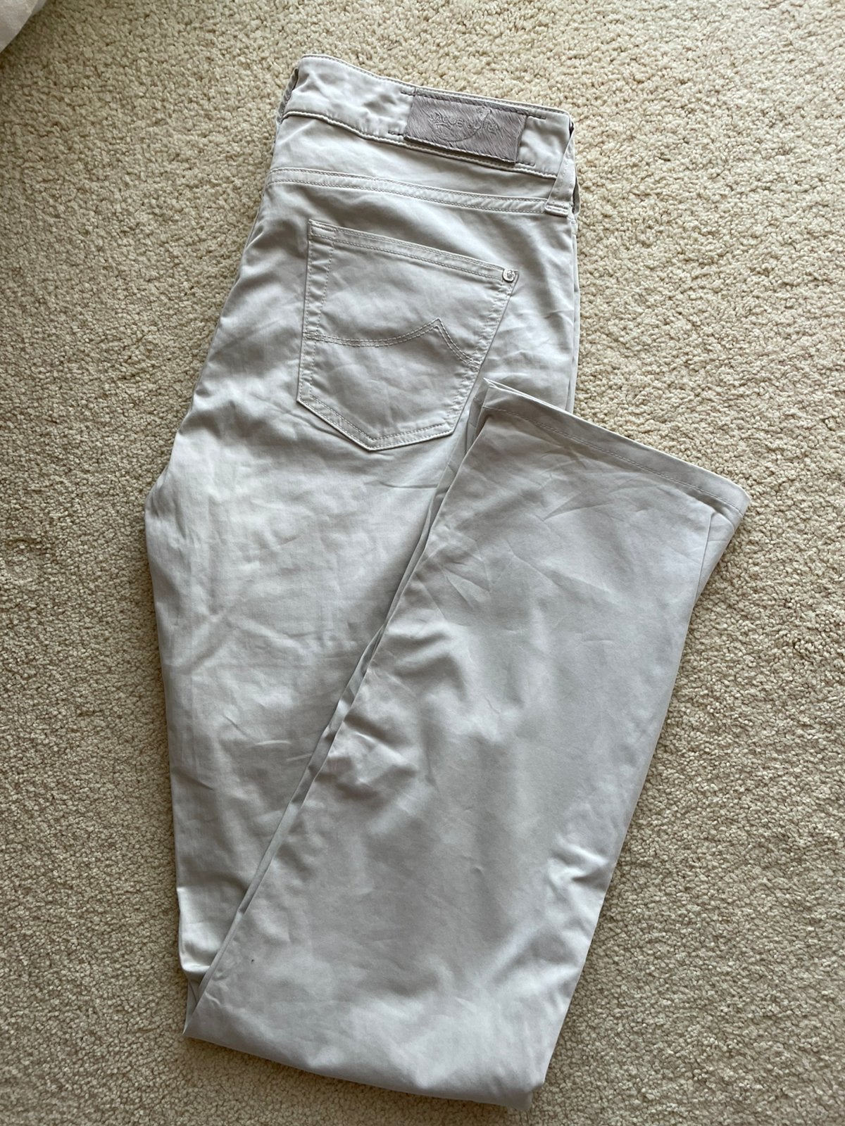 Jacob Cohen jeans pw711 maat 29, Verzenden, Beige, Zo goed als nieuw, Maat 36 (S)