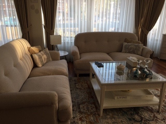 Ikea bank 2x, Ophalen, Minder dan 75 cm, 150 tot 200 cm, Driepersoons