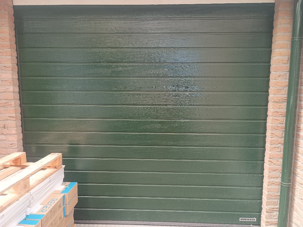Hörmann electrische garagedeur 240 cm & afstandsbediening, Ophalen, Overige kleuren, 200 cm of meer, Zo goed als nieuw