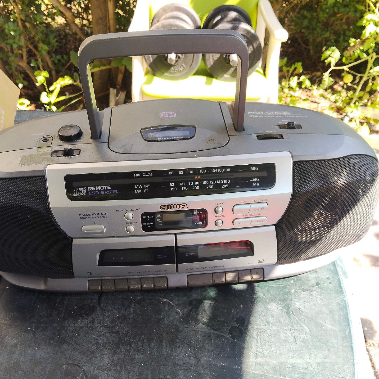 Aiwa CSD-SR535/Boom-box, Audio, Tv en Foto, Ophalen of Verzenden