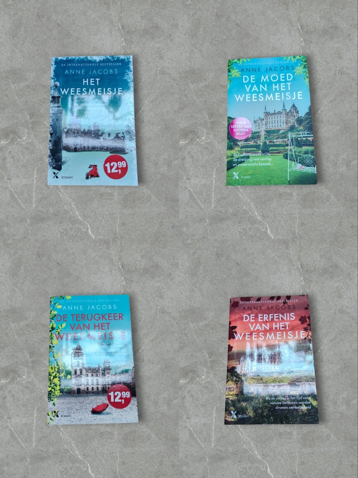 4 boeken van het weesmeisje., Boeken, Ophalen of Verzenden, Gelezen, Anne Jacobs
