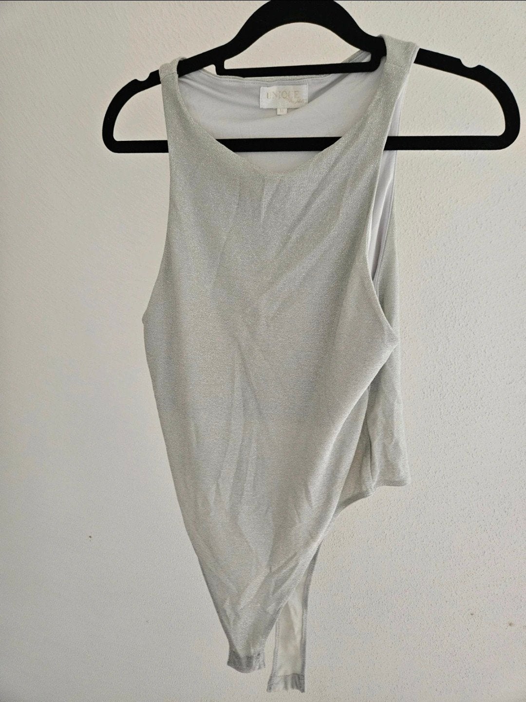 Unique the Label body zilver glitter, Maat 38/40 (M), Unique the label, Ophalen of Verzenden, Zo goed als nieuw