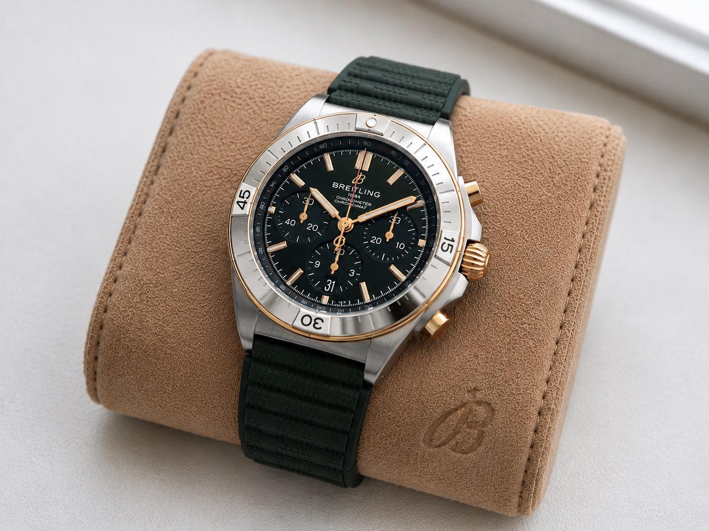 Breitling Chronomat B01 42 S&G – 2026 – Full Set, Ophalen, Zo goed als nieuw, Staal, Breitling