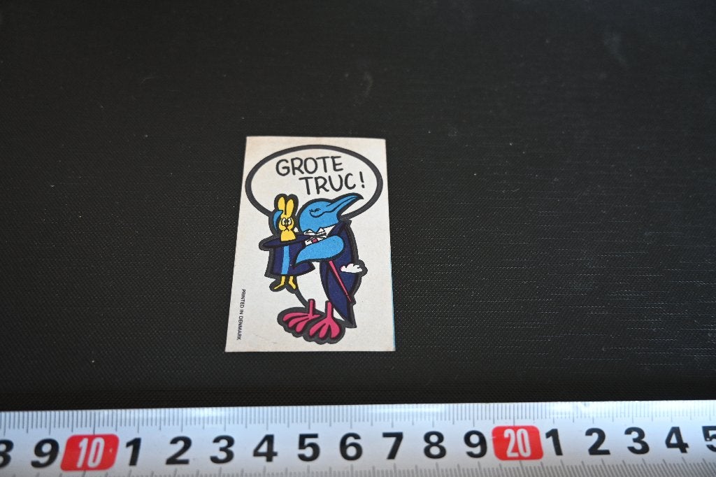 sticker chewing gum dandy gum kinky dan - grote truc!, Ophalen of Verzenden, Zo goed als nieuw