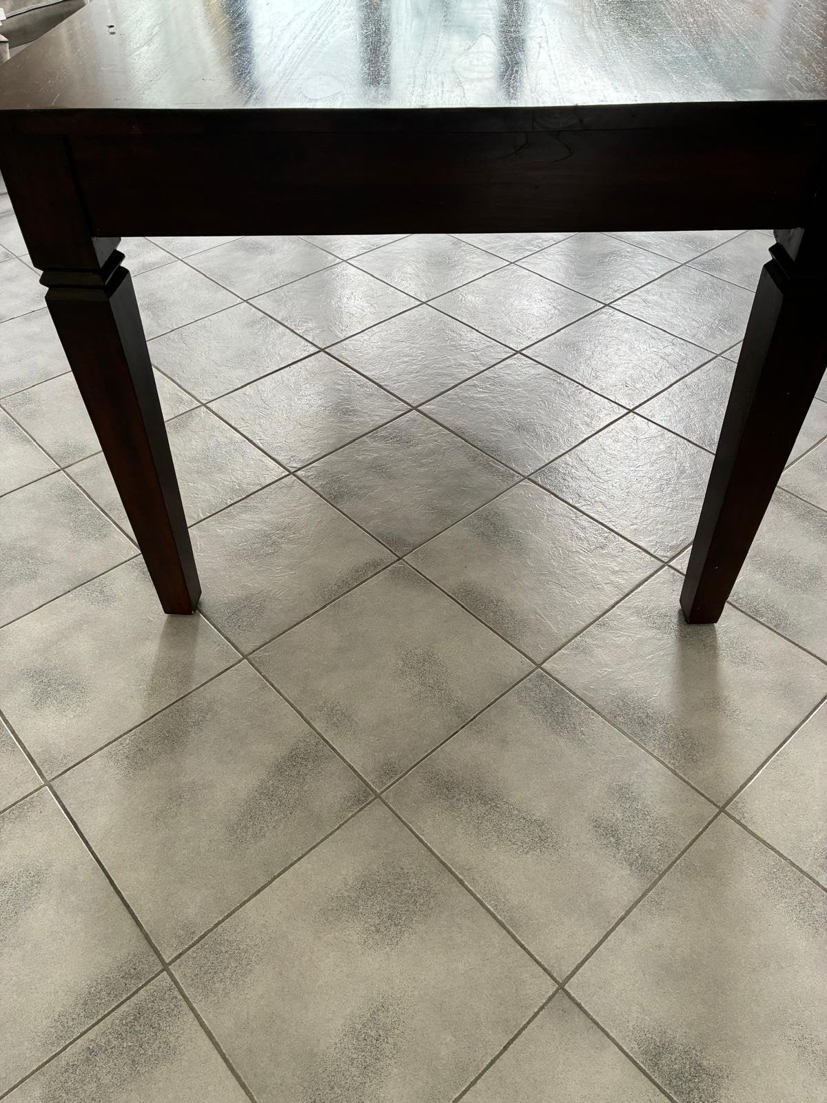 eettafel bruin koloniaal.2mtr bij 1mtr., Huis en Inrichting, Tafels | Sidetables, Ophalen, Gebruikt, 75 cm of meer, Koloniaal