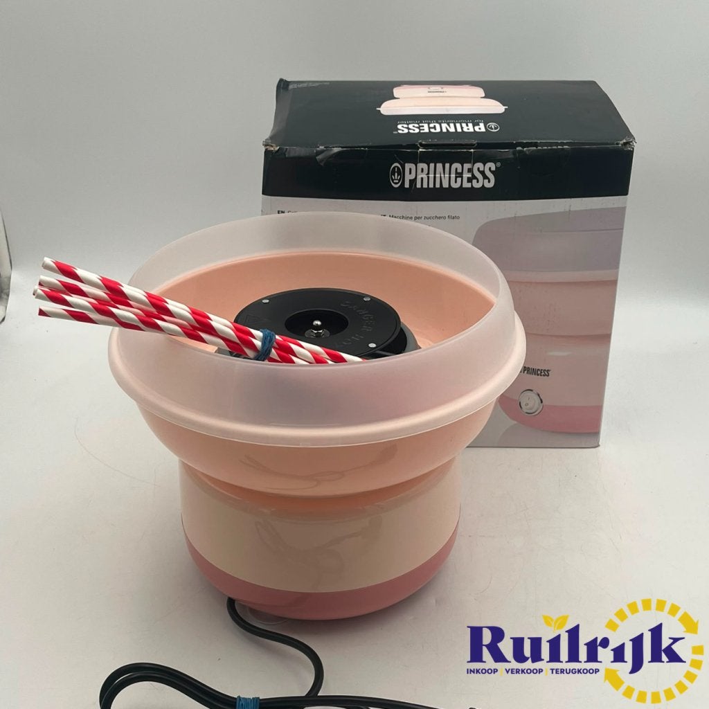 Princess Cotton Candy Maker 292990 - Nieuw, Witgoed en Apparatuur, Keukenmixers, Princess, Zo goed als nieuw, Support@princess.com