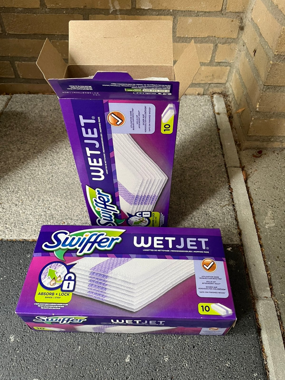 Swiffer WetJet reiningingsdoekjes 16 stuks totaal, Ophalen, Mop of Dweil
