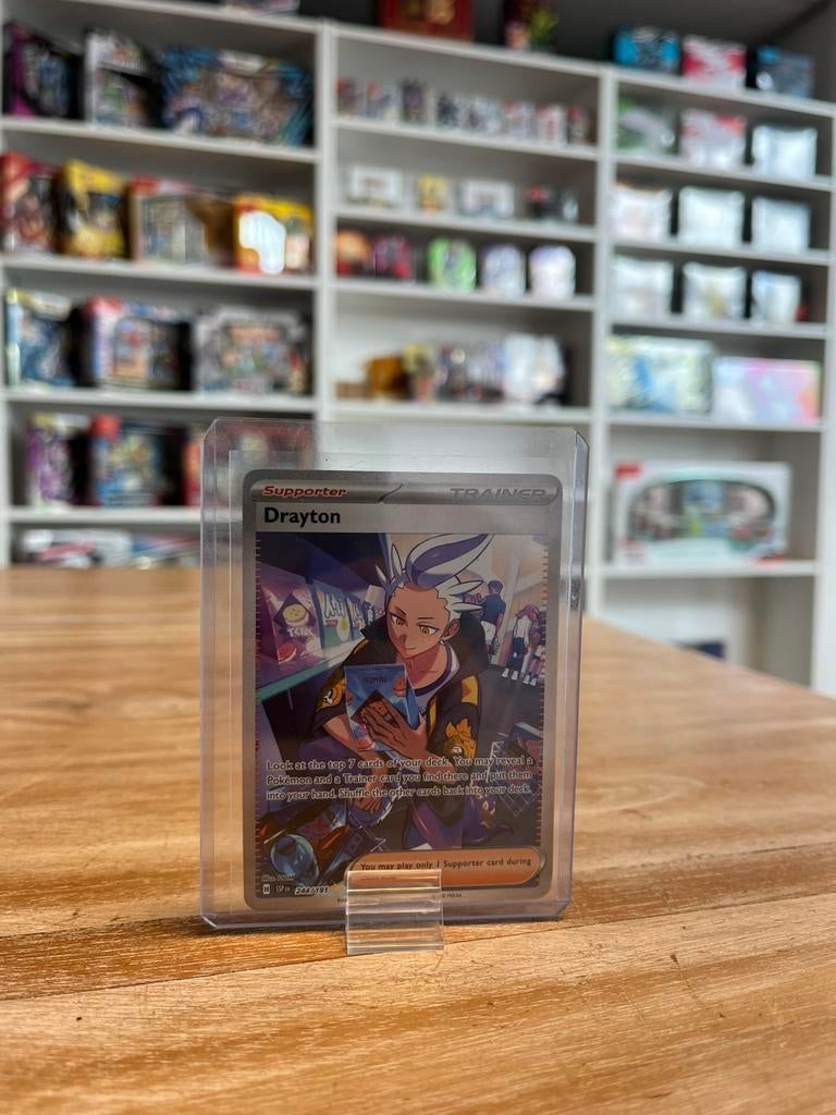 2024 Pokémon Drayton SSP#244 RAW, Ophalen of Verzenden, Zo goed als nieuw