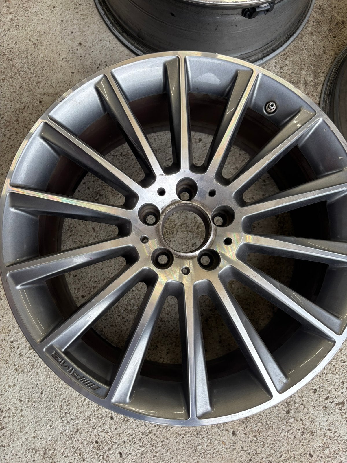 Mercedes C43/C450 turbine wielen velgen, Auto-onderdelen, Banden en Velgen, Banden en Velgen, Ophalen, 19 inch, Zomerbanden