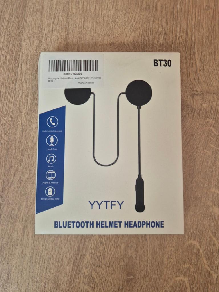 Bluetooth Helm Hoofdtelefoon - YYTFY BT30, Ophalen of Verzenden, Nieuw