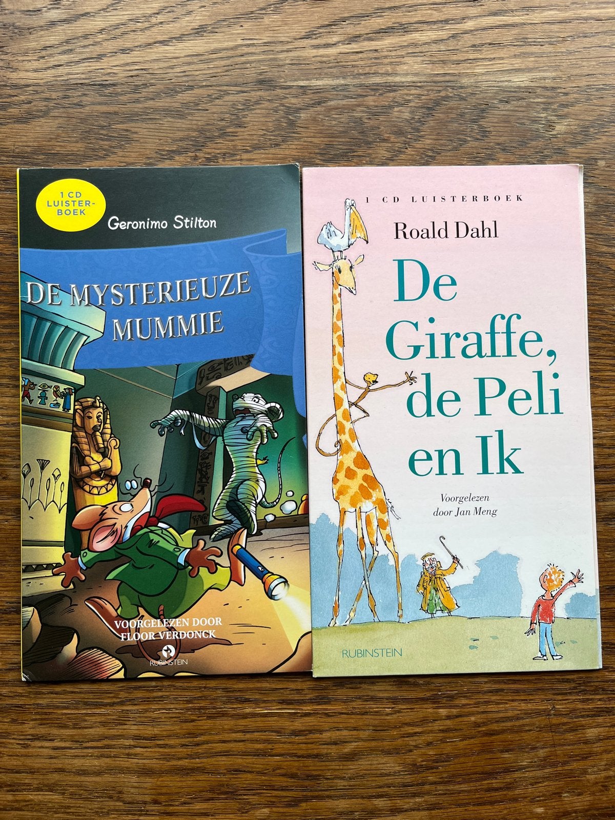 2 Luisterboeken: Geronimo Stilton & Roald Dahl (CD), Boeken, Ophalen of Verzenden, Cd, Kind